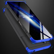 For Xiaomi Poco M5 GKK Three Stage Splicing Full Coverage PC Phone Case(Black Blue) Eurekaonline