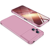 For Xiaomi Poco M5 GKK Three Stage Splicing Full Coverage PC Phone Case(Rose Gold) Eurekaonline
