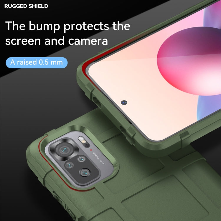 For Xiaomi Poco M5S Full Coverage Shockproof TPU Phone Case(Green) Eurekaonline