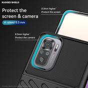 For Xiaomi Poco M5S Thunderbolt Shockproof TPU Protective Soft Phone Case(Black) Eurekaonline