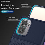 For Xiaomi Poco M5S Thunderbolt Shockproof TPU Protective Soft Phone Case(Blue) Eurekaonline