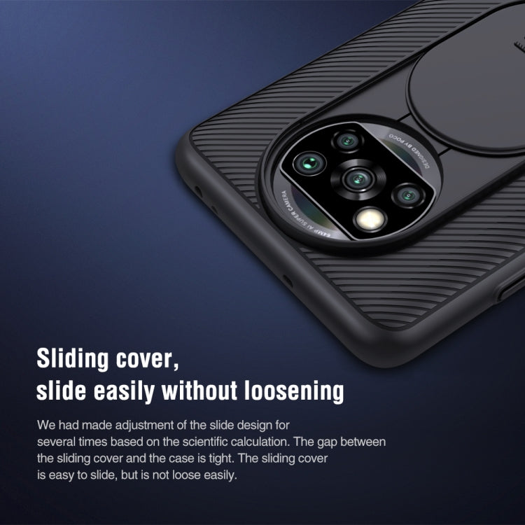 For Xiaomi Poco X3 NFC NILLKIN Black Mirror Series PC Camshield Full Coverage Dust-proof Scratch Resistant Case(Black) Eurekaonline