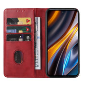 For Xiaomi Poco X4 GT Magnetic Closure Leather Phone Case(Red) Eurekaonline