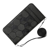 For Xiaomi Poco X4 Pro 5G Crossbody Football Texture Magnetic PU Phone Case(Black) Eurekaonline