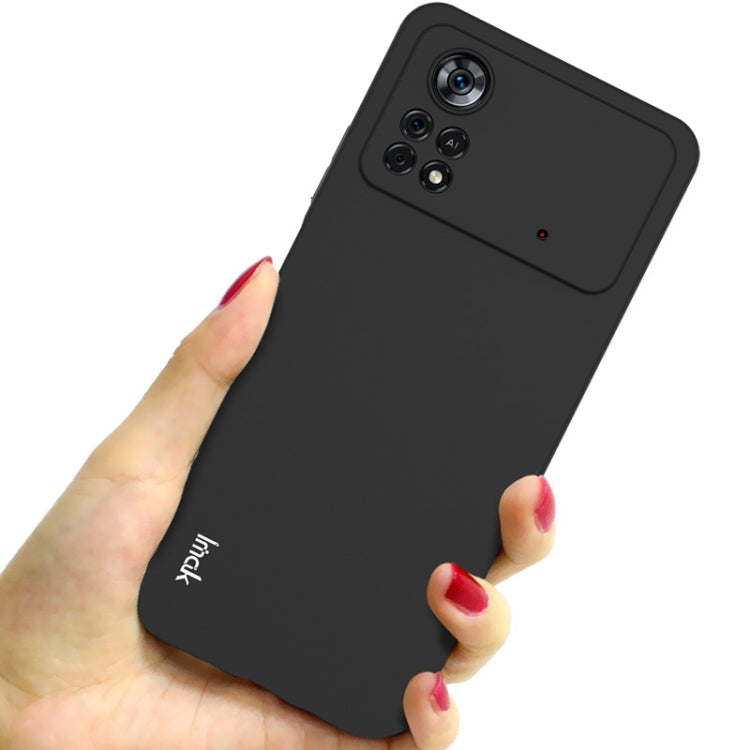 For Xiaomi Poco X4 Pro 5G Global IMAK UC-3 Series Shockproof Frosted TPU Phone Case(Black) Eurekaonline