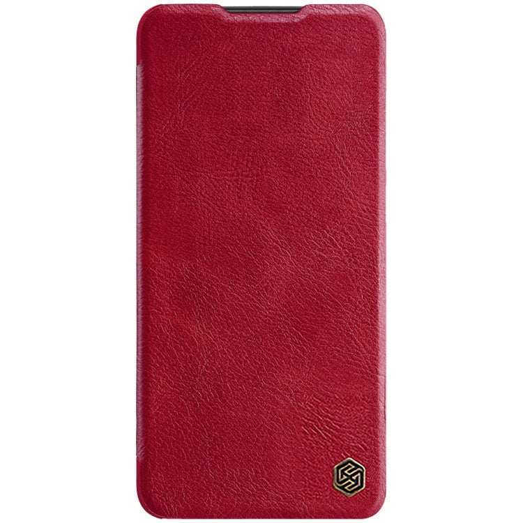 For Xiaomi Poco X4 Pro 5G NILLKIN QIN Series Pro Sliding Camera Cover Leather Phone Case(Red) Eurekaonline