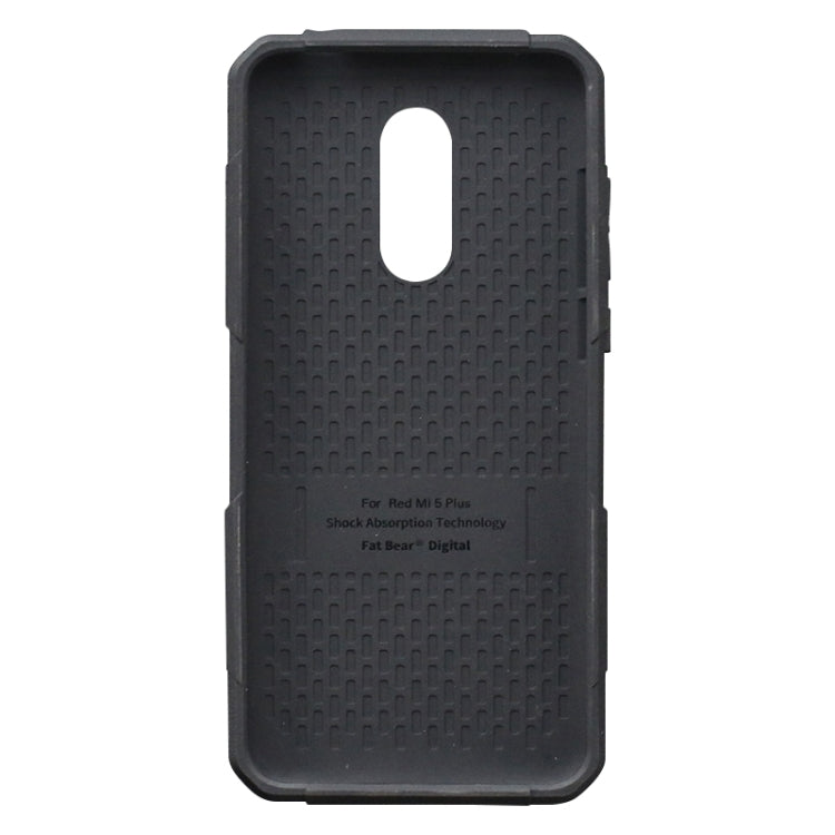 For Xiaomi Redmi 5 Plus FATBEAR Armor Shockproof Cooling Phone Case(Black) Eurekaonline