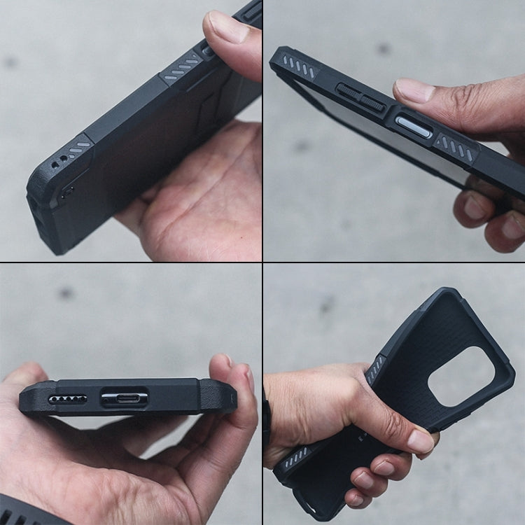 For Xiaomi Redmi K40 / K40 Pro / K40 Pro+ FATBEAR Armor Shockproof Cooling Phone Case(Black) Eurekaonline