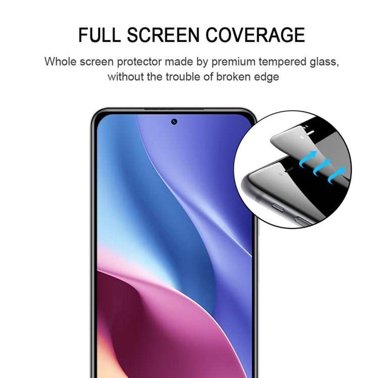For Xiaomi Redmi K40 Pro+ Full Glue Full Screen Tempered Glass Film Eurekaonline