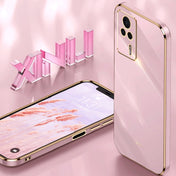 For Xiaomi Redmi K60E XINLI Straight 6D Plating Gold Edge TPU Phone Case(Mint Green) Eurekaonline