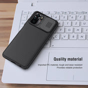 For Xiaomi Redmi Note 10 4G NILLKIN Black Mirror Series Camshield Full Coverage Dust-proof Scratch Resistant PC Case(Black) Eurekaonline
