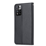 For Xiaomi Redmi Note 11 5G Domestic Version / Poco M4 Pro Knead Skin Texture Leather Phone Case(Black) Eurekaonline