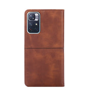 For Xiaomi Redmi Note 11 5G/Poco M4 Pro 5G Cow Texture Magnetic Horizontal Flip Leather Phone Case(Dark Brown) Eurekaonline