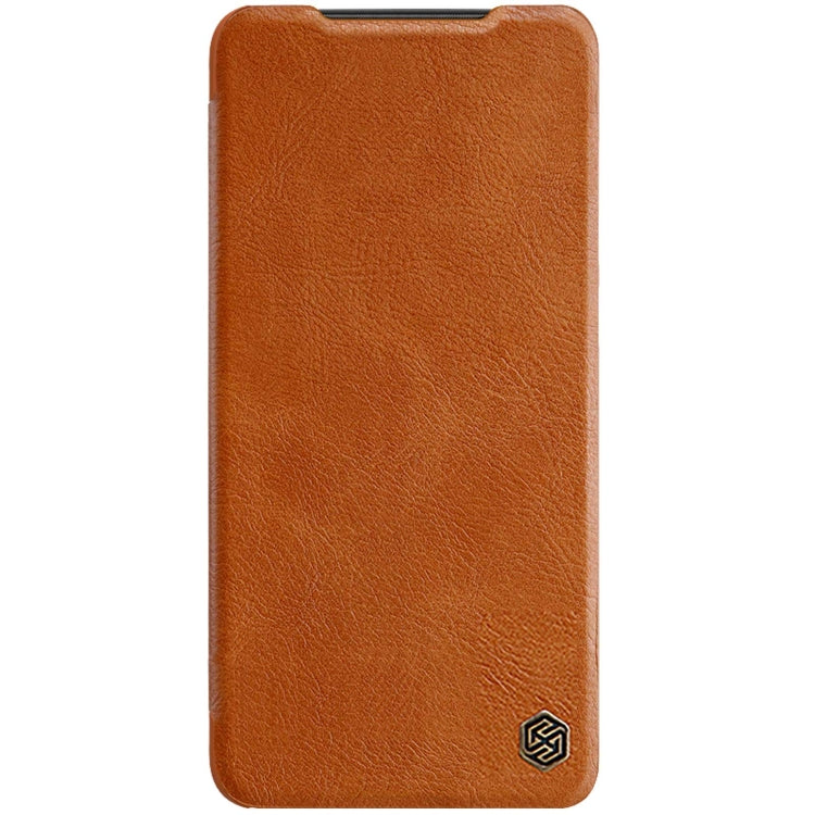 For Xiaomi Redmi Note 11 Global NILLKIN QIN Series Crazy Horse Texture Leather Case(Brown) Eurekaonline