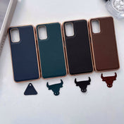 For Xiaomi Redmi Note 11 Global/Note 11S 4G Genuine Leather Xiaoya Series Nano Plating Phone Case(Blue) Eurekaonline