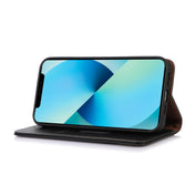 For Xiaomi Redmi Note 11 Pro 4G / 5G Global KHAZNEH Nappa Top Layer Cowhide Leather Phone Case(Black) Eurekaonline