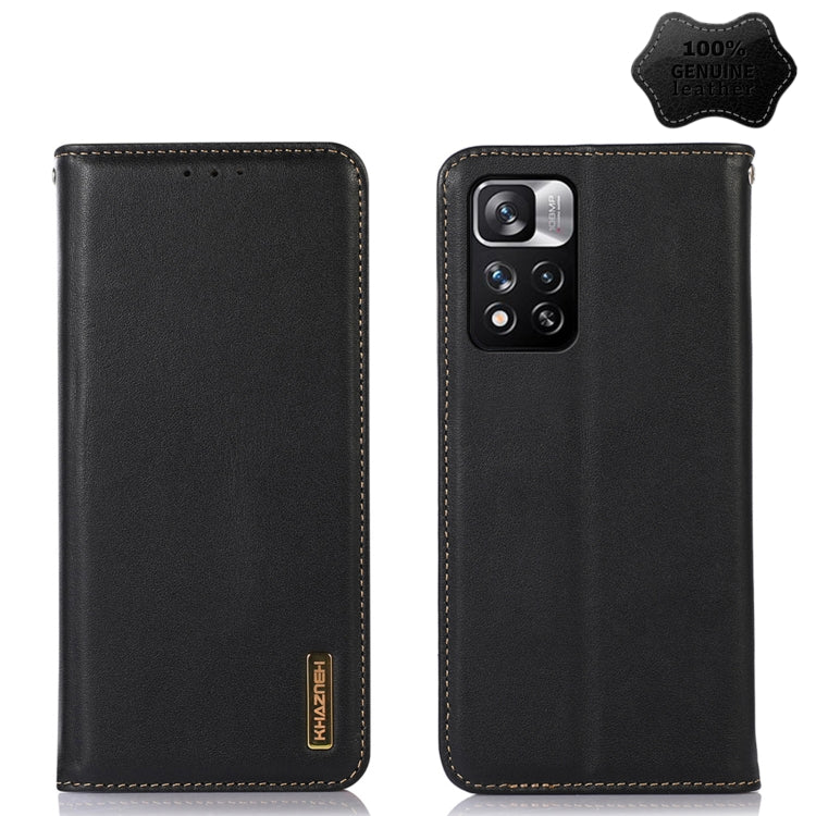 5G Global KHAZNEH Nappa Top Layer Cowhide Leather Phone Case(Black) Eurekaonline
