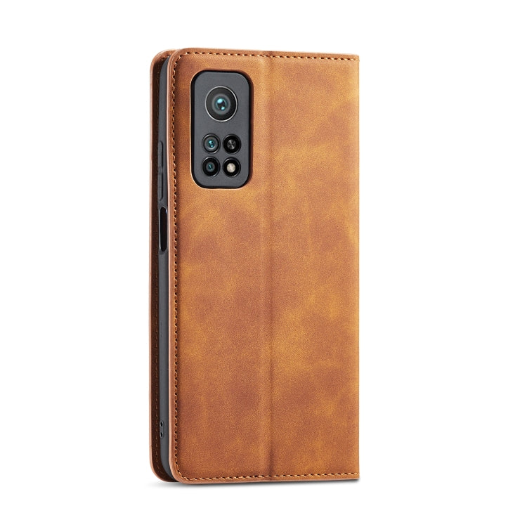 For Xiaomi Redmi Note 11 Pro 4G Global Forwenw Dream Series Oil Edge Strong Magnetism Leather Phone Case(Brown) Eurekaonline