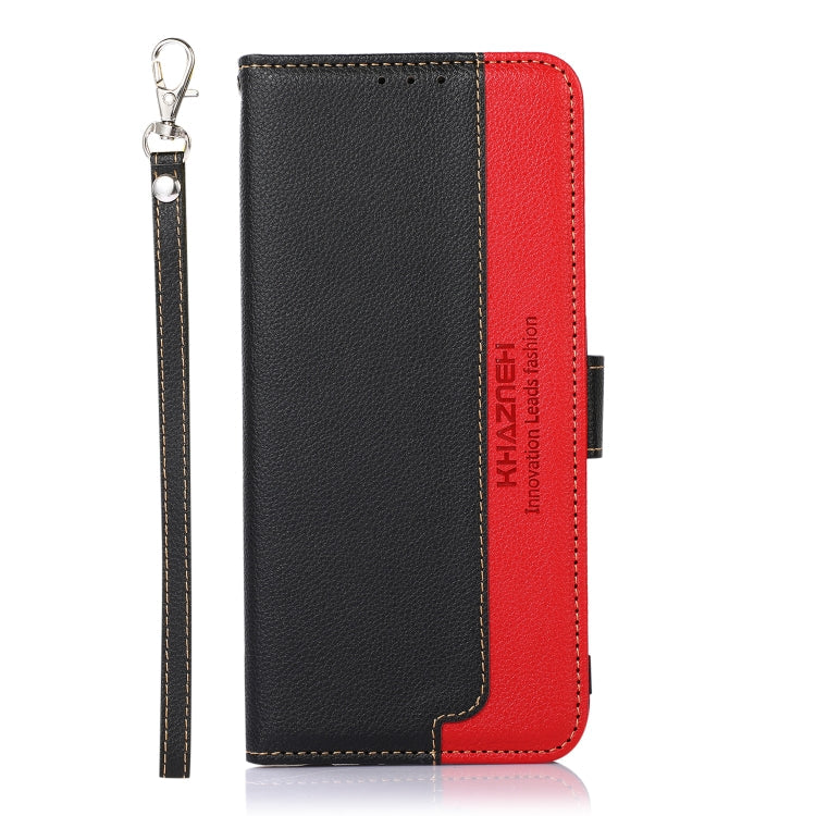 For Xiaomi Redmi Note 11 Pro 5G / 4G Foreign KHAZNEH Litchi Texture Leather RFID Phone Case(Black) Eurekaonline