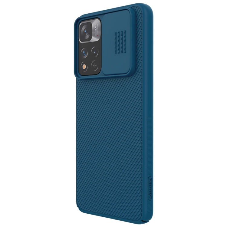  Mi 11i 5G NILLKIN Black Mirror Series Camshield PC Phone Case(Blue) Eurekaonline