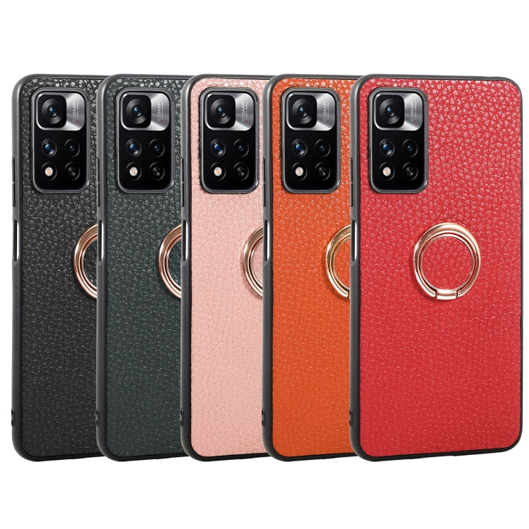 For Xiaomi Redmi Note 11 Pro Global Litchi Texture Magnetic Shockproof Protective Phone Case(Black) Eurekaonline