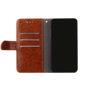 For Xiaomi Redmi Note 12 China Geometric Stitching Horizontal Flip Leather Phone Case(Light Brown) Eurekaonline