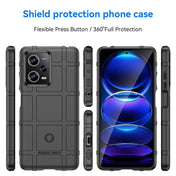 For Xiaomi Redmi Note 12 Pro China Full Coverage Shockproof TPU Phone Case(Black) Eurekaonline