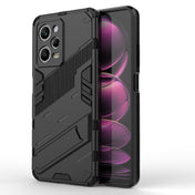 For Xiaomi Redmi Note 12 Pro China / Note 12 Pro Speed Punk Armor 2 in 1 PC + TPU Phone Case with Invisible Holder(Black) Eurekaonline