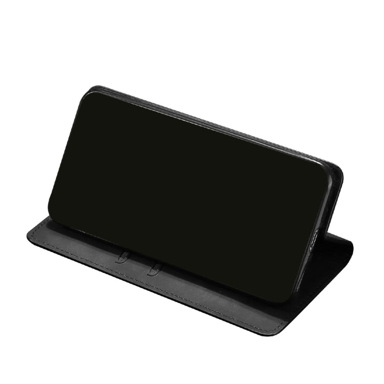 For Xiaomi Redmi Note 12 Pro China Skin Feel Magnetic Horizontal Flip Leather Phone Case(Black) Eurekaonline