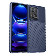 For Xiaomi Redmi Note 12 Pro+ China Thunderbolt Shockproof TPU Protective Soft Phone Case(Blue) Eurekaonline