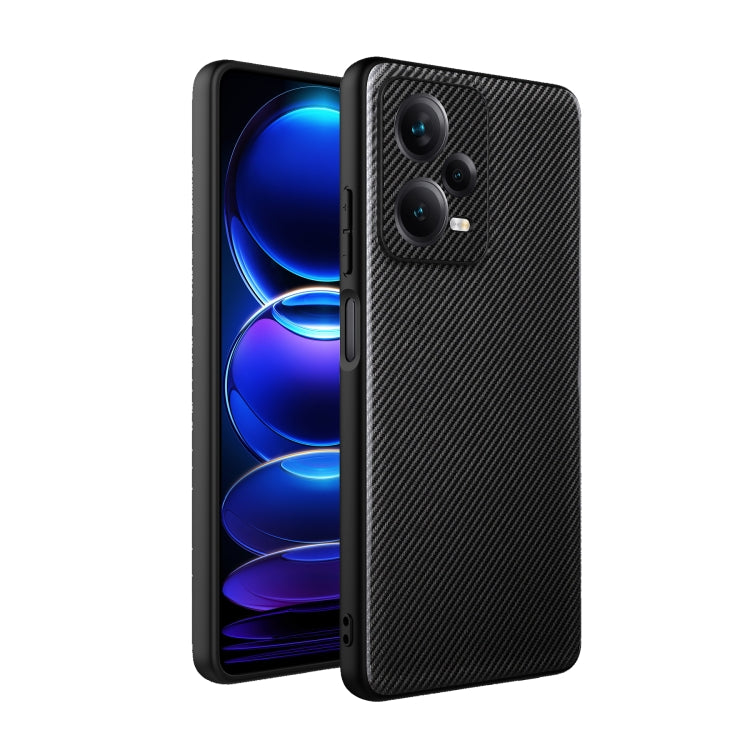 For Xiaomi Redmi Note 12 Pro China ViLi TC Series Kevlar Carbon Fiber Texture Phone Case(Black) Eurekaonline