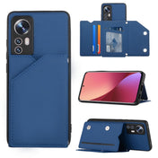 For Xiaomi12 Skin Feel PU + TPU + PC Phone Case(Blue) Eurekaonline