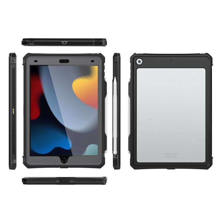 For iPad 10.2 2021 RedPepper Shockproof Waterproof PC + PET + TPU Tablet Protective Case Eurekaonline