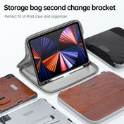 For iPad Pro 11 2022 / 2021 / 2020 / 2018 360 Degree Rotation Leather Tablet Case Bag(Black) Eurekaonline