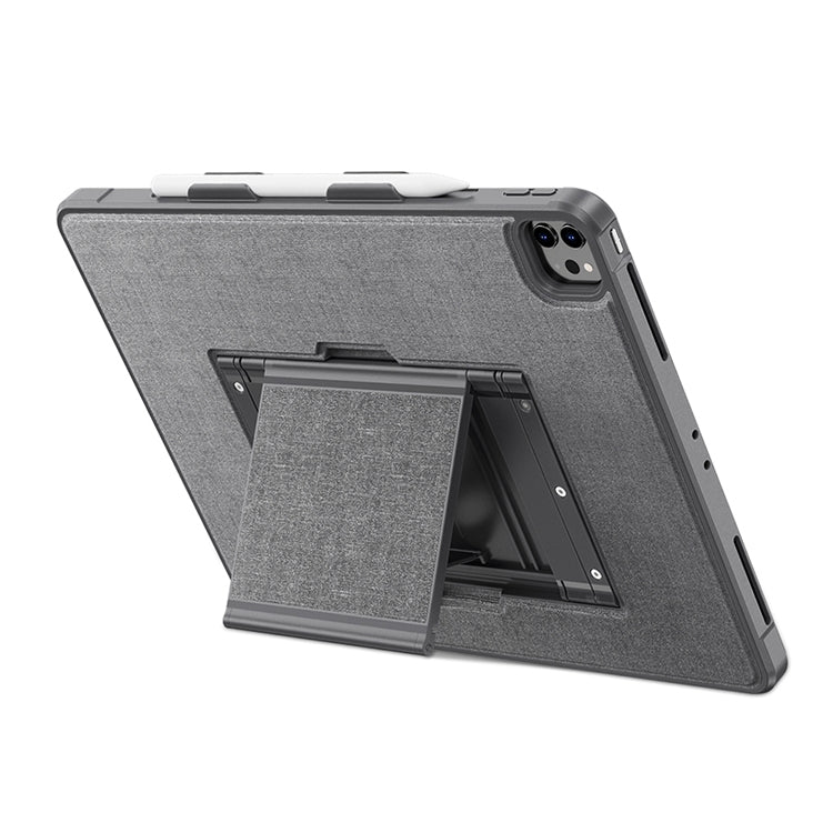 For iPad Pro 11 2022 / 2021 / 2020 / 2018 Suspension Stand Tablet Case (Black) Eurekaonline