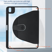 For iPad Pro 12.9 2022 / 2021 / 2020 / 2018 Acrylic 360 Degree Rotation Holder Tablet Leather Case(Emerald Green) Eurekaonline