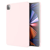 For iPad Pro 12.9 inch Mutural Silicone Microfiber Tablet Case(Pink) Eurekaonline