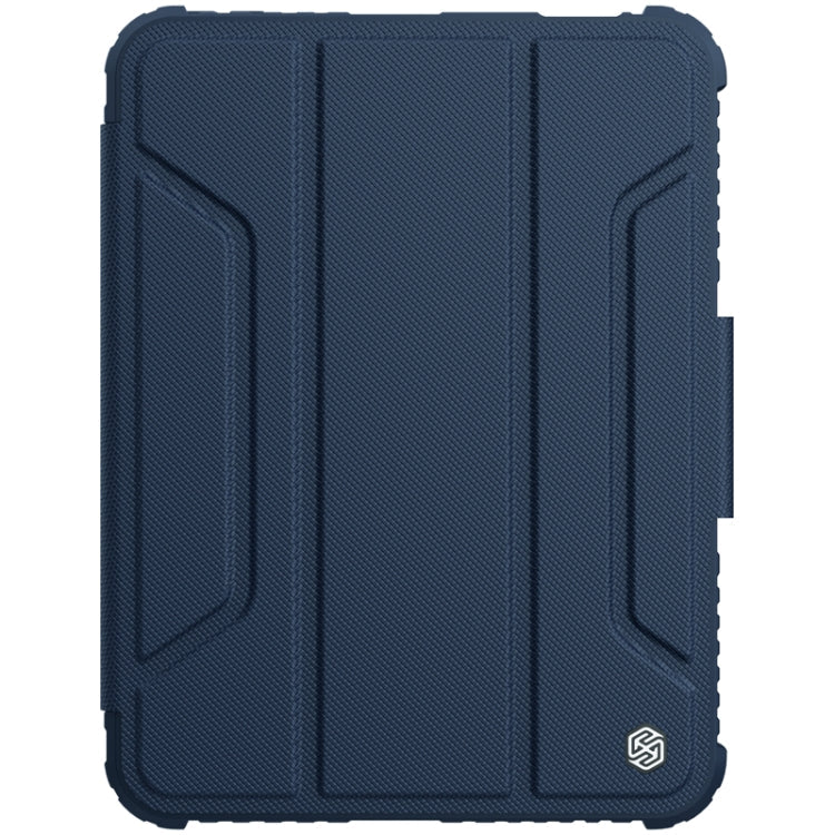 For iPad mini 6 NILLKIN Bumper Pro Horizontal Flip Tablet Case with Pen Slot & Holder & Sleep / Wake-up Function(Blue) Eurekaonline