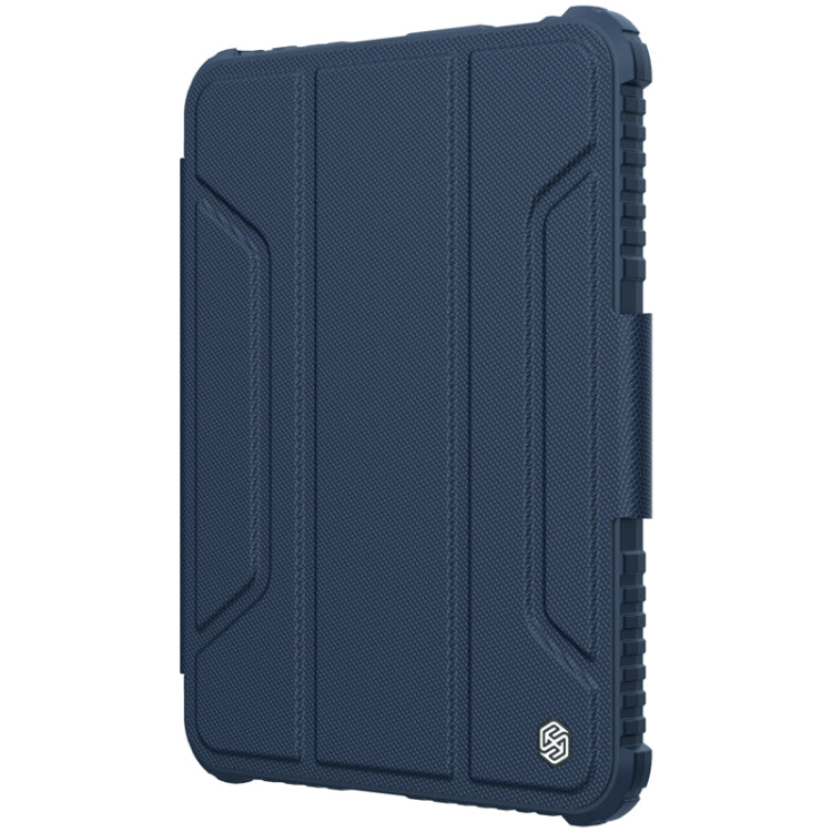 For iPad mini 6 NILLKIN Bumper Pro Horizontal Flip Tablet Case with Pen Slot & Holder & Sleep / Wake-up Function(Blue) Eurekaonline