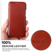 For iPhone 11 Fierre Shann Business Magnetic Horizontal Flip Genuine Leather Case (Brown) Eurekaonline