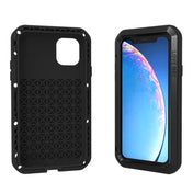 For iPhone 11 LOVE MEI Metal Shockproof Waterproof Dustproof Protective Case(Black) Eurekaonline