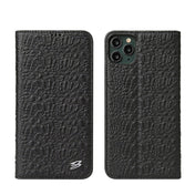 For iPhone 11 Pro Crocodile Texture PC + TPU Horizontal Flip Leather Case with Holder & Card Slots & Wallet(Black) Eurekaonline