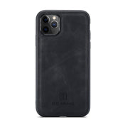 For iPhone 11 Pro DG.MING M1 Series 3-Fold Multi Card Wallet + Magnetic Back Cover Shockproof Case with Holder Function (Black) Eurekaonline