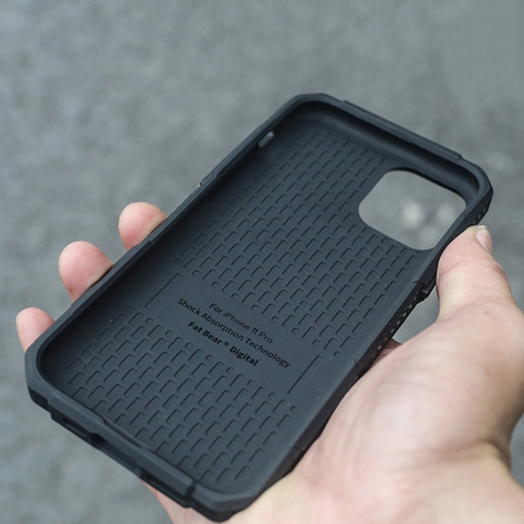 For iPhone 11 Pro FATBEAR Armor Shockproof Cooling Case (Black) Eurekaonline
