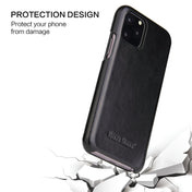 For iPhone 11 Pro Fierre Shann Business Magnetic Horizontal Flip Genuine Leather Case (Black) Eurekaonline