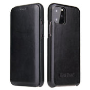 For iPhone 11 Pro Fierre Shann Business Magnetic Horizontal Flip Genuine Leather Case (Black) Eurekaonline