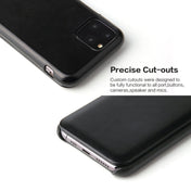 For iPhone 11 Pro Fierre Shann Business Magnetic Horizontal Flip Genuine Leather Case (Black) Eurekaonline