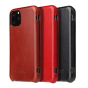 For iPhone 11 Pro Fierre Shann Business Magnetic Horizontal Flip Genuine Leather Case (Red) Eurekaonline