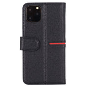 For iPhone 11 Pro GEBEI Top-grain Leather Horizontal Flip Protective Case with Holder & Card Slots & Wallet & Photo Frame(Black) Eurekaonline