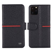 For iPhone 11 Pro GEBEI Top-grain Leather Horizontal Flip Protective Case with Holder & Card Slots & Wallet & Photo Frame(Black) Eurekaonline